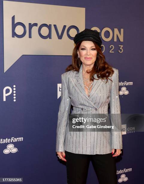 Lisa Vanderpump of "Vanderpump Rules" television series attends BravoCon 2023 at Caesars Forum on November 03, 2023 in Las Vegas, Nevada.