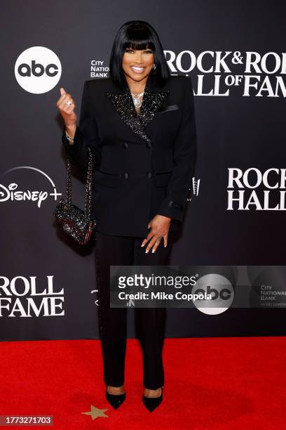 Sandra Denton of Salt n Pepa attends the 38th Annual Rock & Roll Hall Of Fame Induction Ceremony at Barclays Center on November 03, 2023 in New York...
