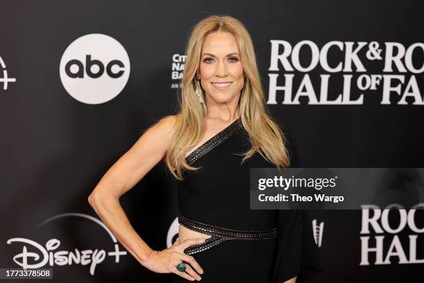 Sheryl Crow attends the 38th Annual Rock & Roll Hall Of Fame Induction Ceremony at Barclays Center on November 03, 2023 in New York City.