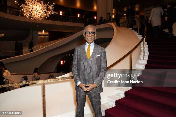 Al Sharpton attends the "X: The Life and Times Of Malcolm X" opening night at The Metropolitan Opera on November 03, 2023 in New York City.