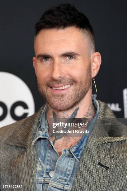 Adam Levine attends the 38th Annual Rock & Roll Hall Of Fame Induction Ceremony at Barclays Center on November 03, 2023 in New York City.