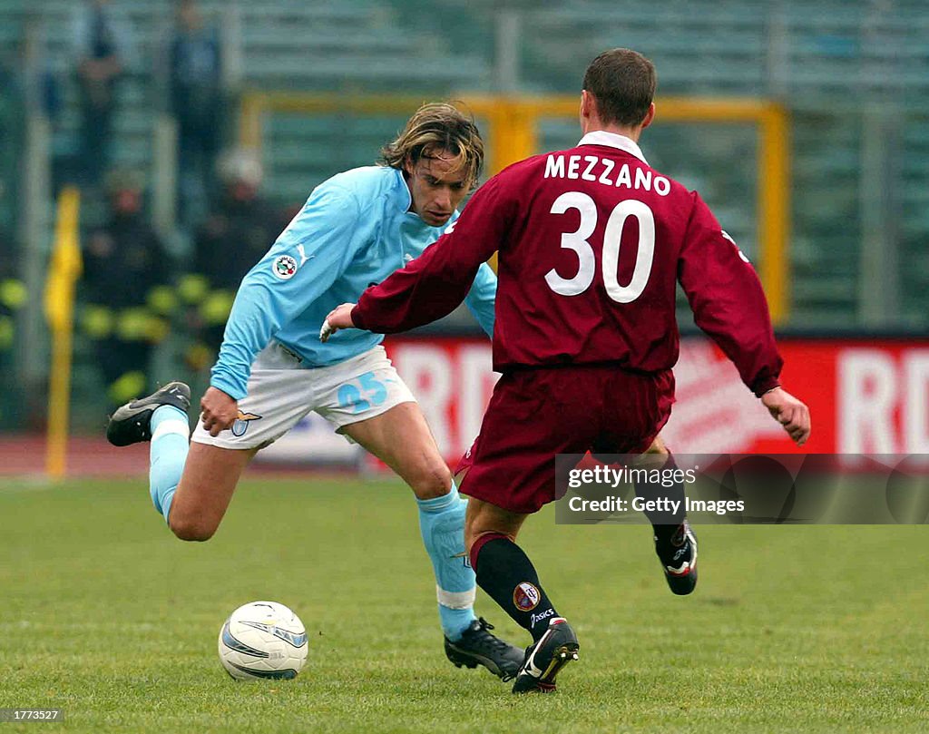 Enrico Chiesa of Lazio in action