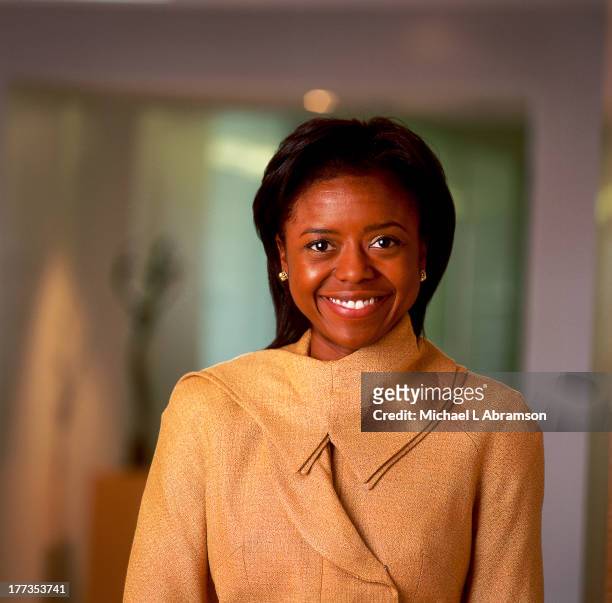 Portrait of Melody Hobson, successful African-America businesswoman, undated.