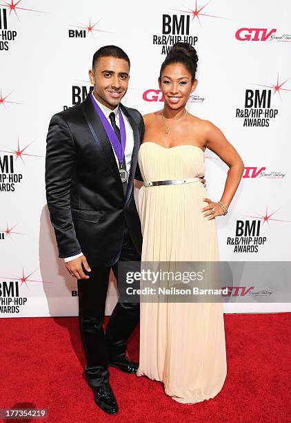 Jay Sean and Thara Prashad attend the 2013 BMI R&B/Hip-Hop Awards at Hammerstein Ballroom on August 22, 2013 in New York City.