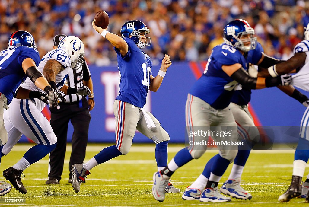 Indianapolis Colts v New York Giants