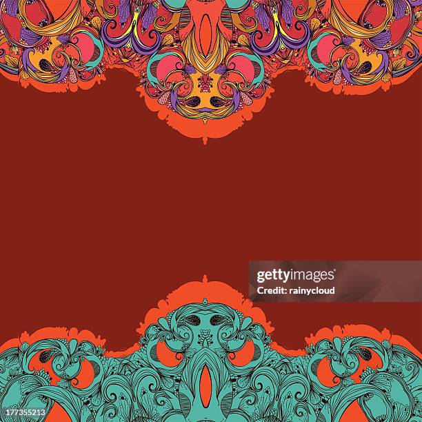 fairytale autumn - mirror frame stock illustrations