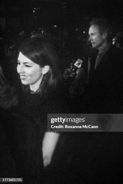 Sofia Coppola and Clint Eastwood stop for interviews as they arrive at the 56th Annual Directors Guild of America Awards at the Century Plaza Hotel...