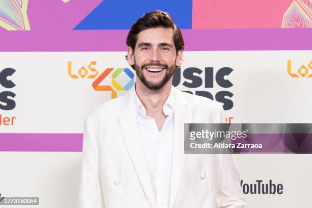 Alvaro Soler attends the "LOS40 Music Awards Santander 2023" photocall at WiZink Center on November 03, 2023 in Madrid, Spain.