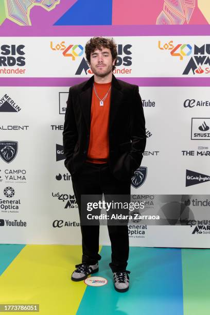 Ters attends the "LOS40 Music Awards Santander 2023" photocall at WiZink Center on November 03, 2023 in Madrid, Spain.