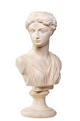 Greek Goddess Artemis - Stone bust copy