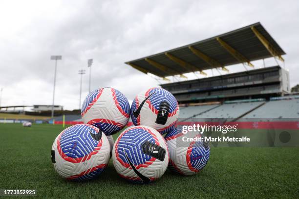 General view ahead of the A-League Men round three match between Macarthur FC and Western United at Campbelltown Stadium, on November 04 in Sydney,...