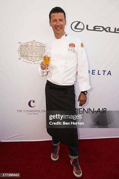 Chef Bart Vandaele attends the Festa Italiana with Giada de Laurentiis opening night celebration of the third annual Los Angeles Food & Wine Festival...