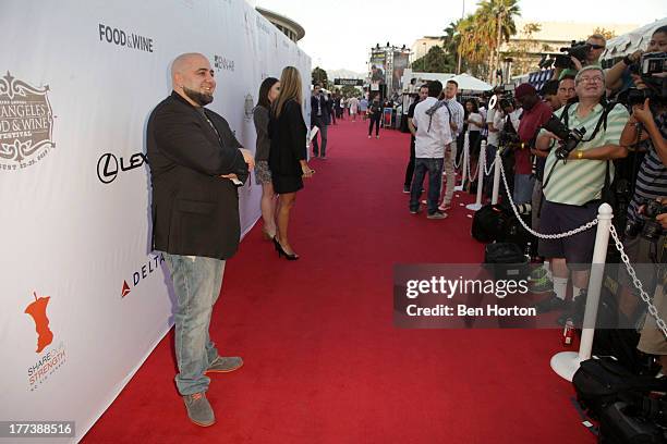 Chef Duff Goldman attends the Festa Italiana with Giada de Laurentiis opening night celebration of the third annual Los Angeles Food & Wine Festival...