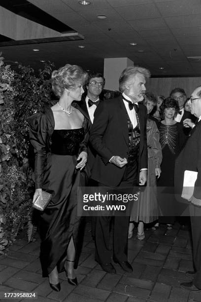 Marianne Gordon and Kenny Rogers attend an event, benefitting the Children's Diabetes Foundation, at the Denver City Center Marriott Hotel in Denver,...
