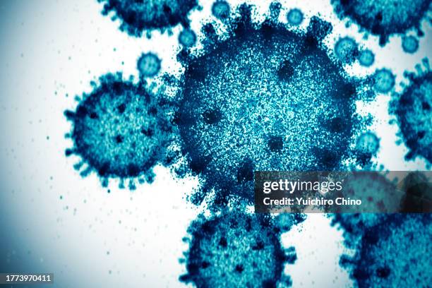 virus - polmonite virus foto e immagini stock
