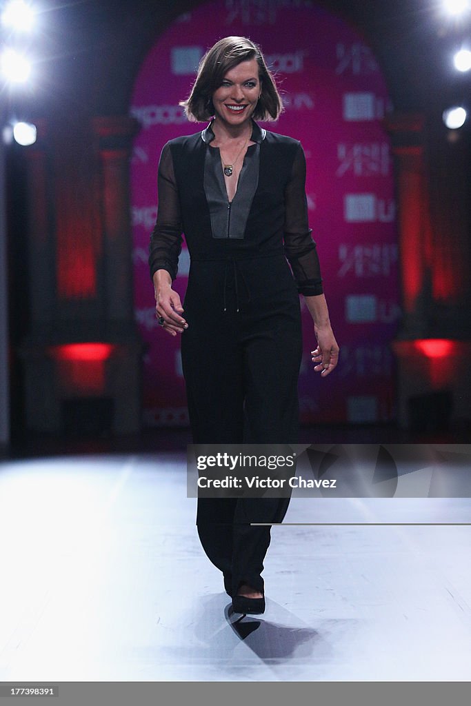 Liverpool Fashion Fest Autumn/Winter 2013 Milla Jovovich - Runway