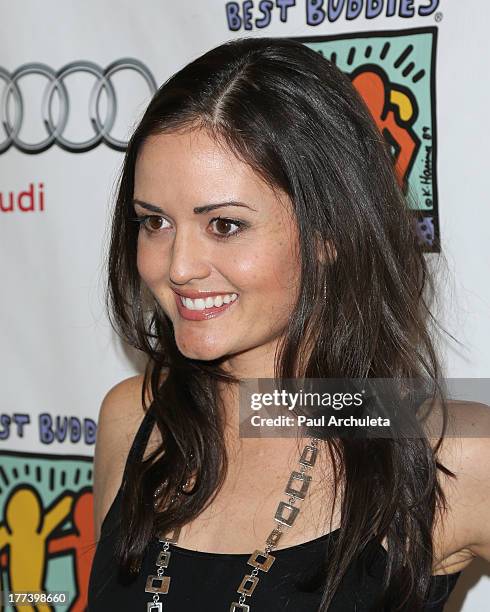 Actress Danica McKellar attends the Best Buddies celebrity poker charity event at Audi Beverly Hills on August 22, 2013 in Beverly Hills, California.