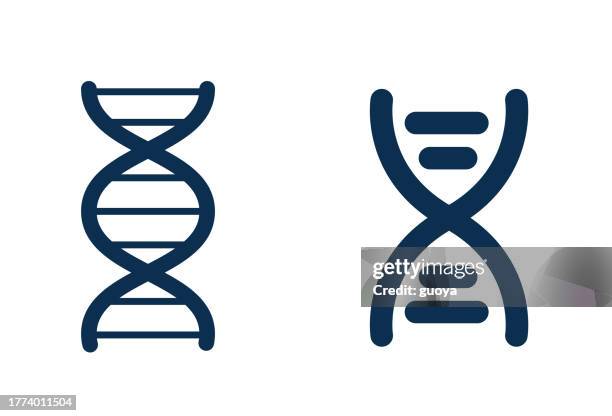 gene icon. - genetics icon stock illustrations