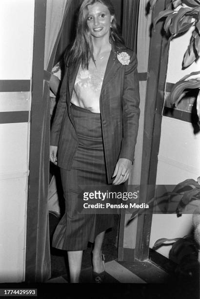 Apollonia van Ravenstein attends a party at On the Rox, a nightclub in West Hollywood, California, on July 28, 1975.