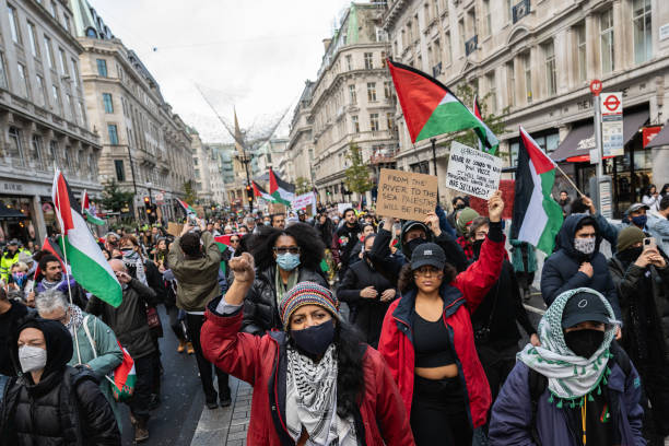 GBR: Pro-Palestinian Protest Groups Call For An Immediate Ceasefire In Gaza