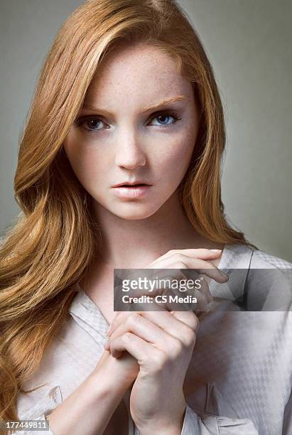 Model and actor Lily Cole is photographed on September 17, 2009 in Toronto, Ontario.