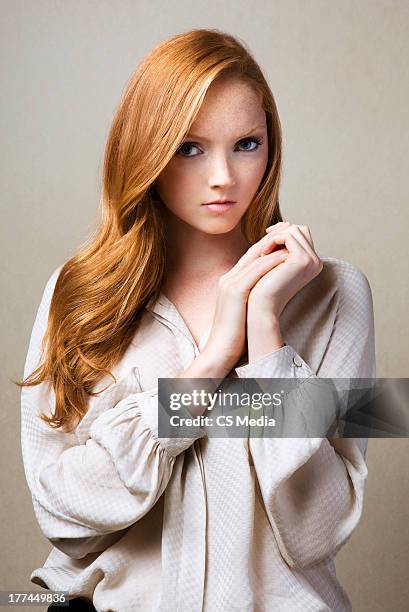 Model and actor Lily Cole is photographed on September 17, 2009 in Toronto, Ontario.