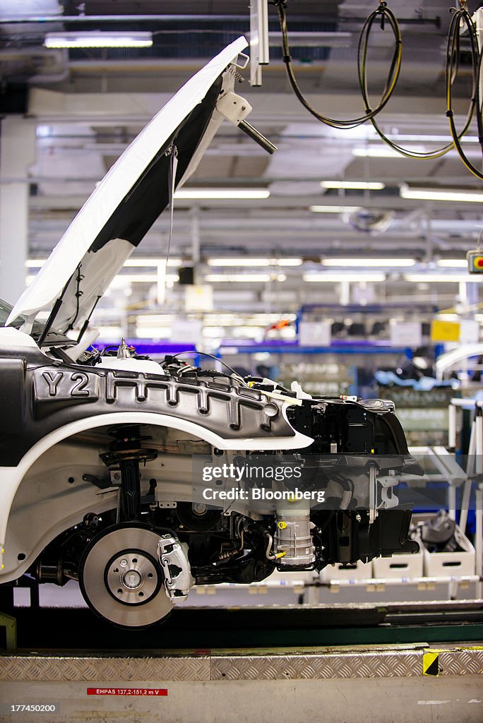 Automobile Production Inside Volvo Cars Plant