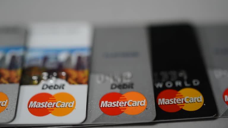Used Mastercard Back Mastercard Credit Card Videos and HD Footage - Getty Images