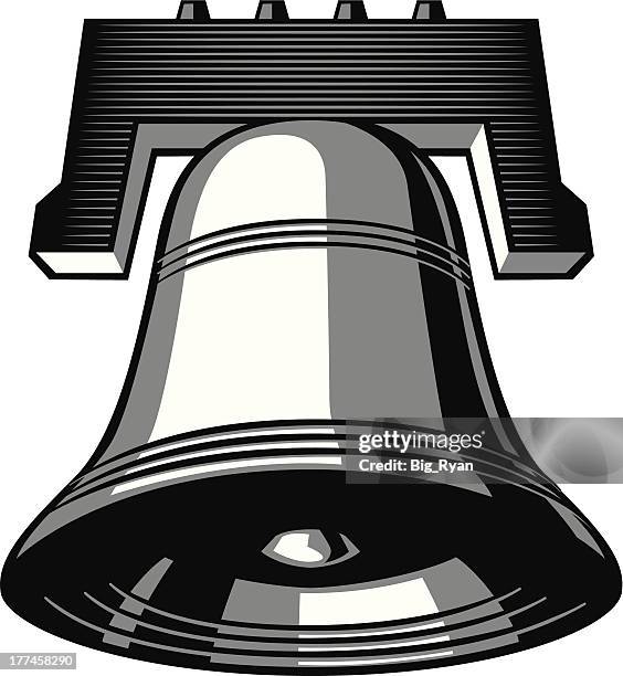 bell - liberty bell stock illustrations