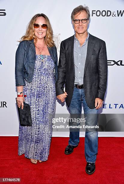 Actor Henry Czerny and his wife Claudine Cassidy arrive at the opening night of the 2013 Los Angeles Food & Wine Festival - "Festa Italiana With...