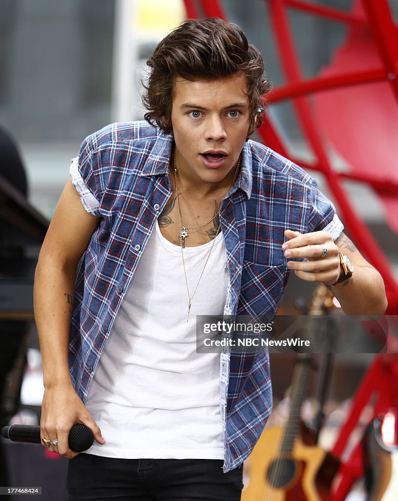 Harry Styles of One Direction appears on NBC News'