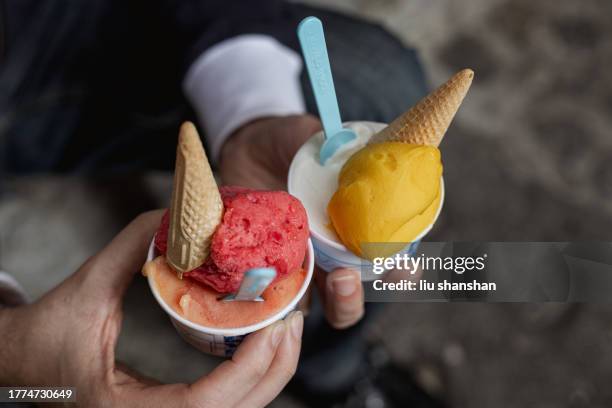 gelato - lazio medical tests stock pictures, royalty-free photos & images