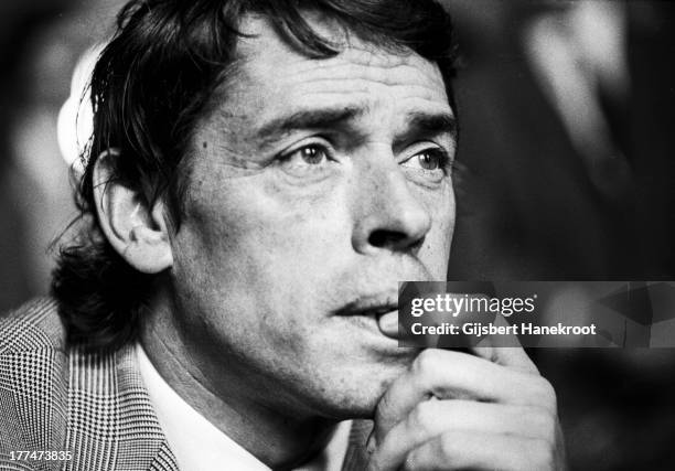 Belgian singer-songwriter and actor Jacques Brel, Baarn, Netherlands, 1972.