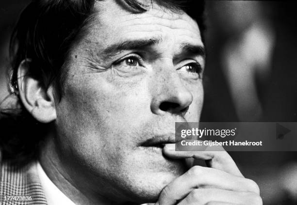 Belgian singer-songwriter and actor Jacques Brel, Baarn, Netherlands, 1972.