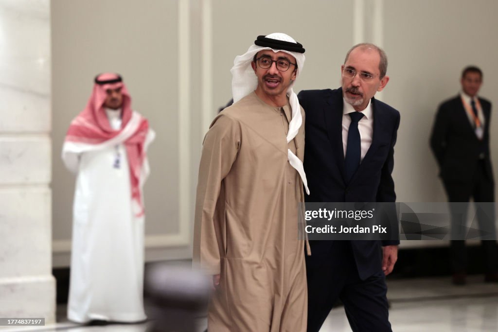 US Secretary Of State Meets Arab Counterparts In Jordan To Discuss Gaza War