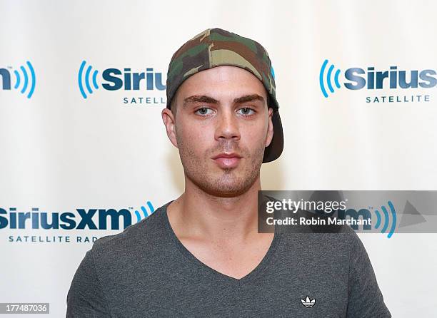 Max George of The Wanted visits at SiriusXM Studios on August 23, 2013 in New York City.