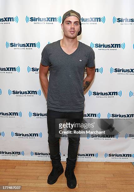 Max George of The Wanted visits at SiriusXM Studios on August 23, 2013 in New York City.