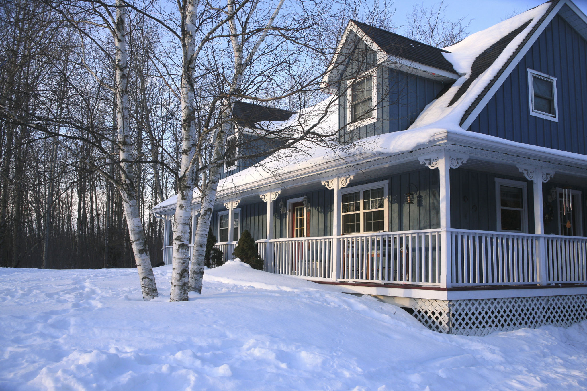 house exterior winter