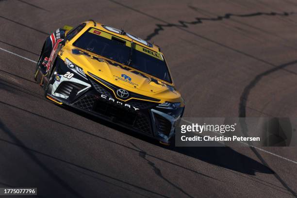 Christopher Bell, driver of the Rheem/DEWALT Toyota, drives during qualifying for the NASCAR Cup Series Championship at Phoenix Raceway on November...