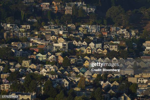 Residential neighborhood in San Francisco, California, US, on Friday, Nov. 3, 2023. The Asia-Pacific Economic Cooperation summit, a gathering of more...