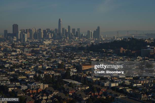 The downtown skyline of San Francisco, California, US, on Friday, Nov. 3, 2023. The Asia-Pacific Economic Cooperation summit, a gathering of more...