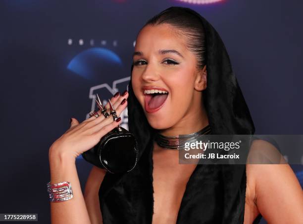Bianca Costa attends the 25th NRJ Music Awards on November 10, 2023 in Cannes, France.