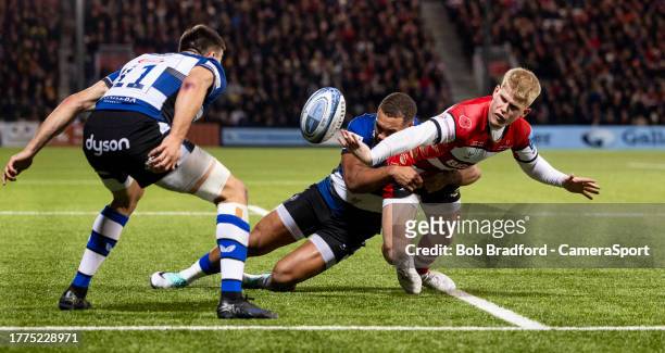 Gloucester's George Barton in action Gloucester's George Barton in action during the Gallagher Premiership Rugby match between Gloucester Rugby and...