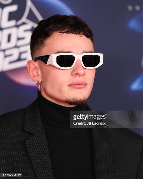 Leo Rabineau attends the 25th NRJ Music Awards on November 10, 2023 in Cannes, France.