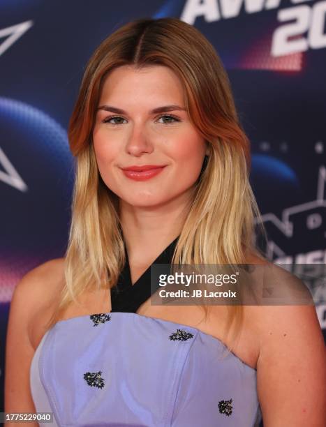 Laura Dutilleul attends the 25th NRJ Music Awards on November 10, 2023 in Cannes, France.