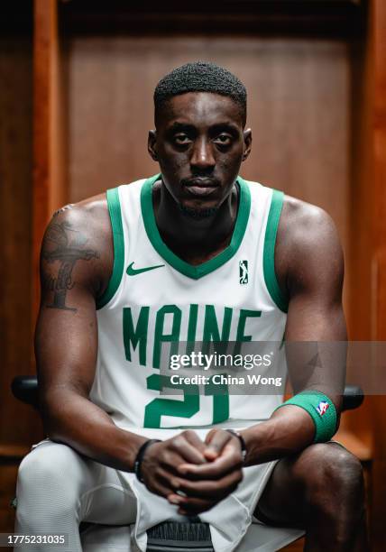 Tony Snell of the Maine Celtics poses for a portrait during 2023-24 G League Media Day on October 30, 2023 at Portland Expo Center in Portland,...