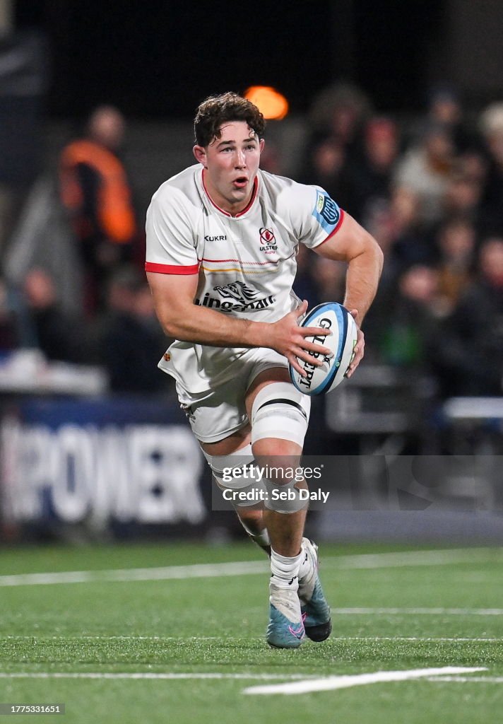 Belfast Rugby Python Belfast , United Kingdom - 10 November 2023; David McCann of Ulster ...
