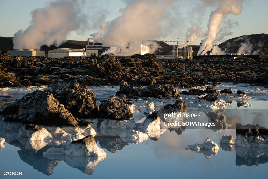 Next to the Blue Lagoon is the Grindavik geothermal power...
