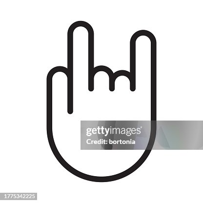 Hand Thin Line Icon - Editable Stroke Hand Thin Line Icon - Editable Stroke