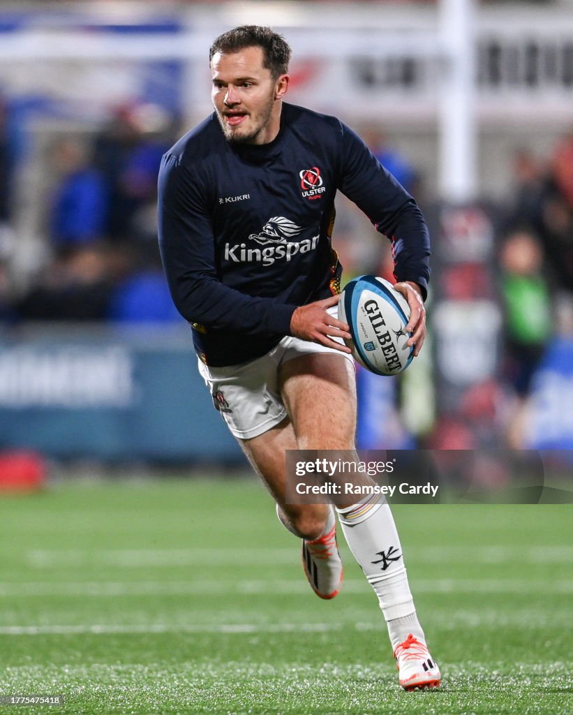 Belfast Rugby Python Belfast , United Kingdom - 10 November 2023; Jacob Stockdale of... News ...